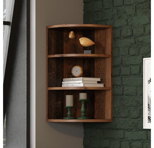 Eckregal Ecki, Antikholz, 30 x 60 cm Vicco