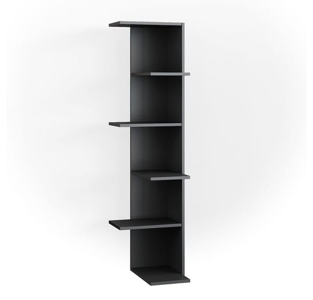Eckregal Tera, Anthrazit, 37 x 140.1 cm Vicco