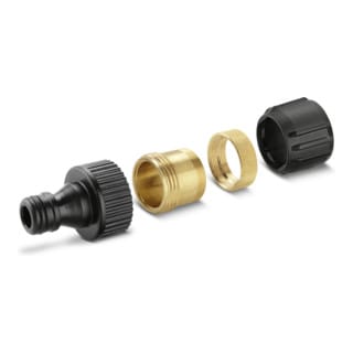 Karcher - Kärcher Home & Garden 2.645-010.0 Messing Hahnanschluss Steckkupplung, 24,2 mm (3/4') ig Set
