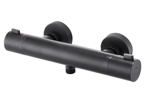 Primaster - Brausethermostat Prag schwarz matt Cool Touch Verbrühschutz
