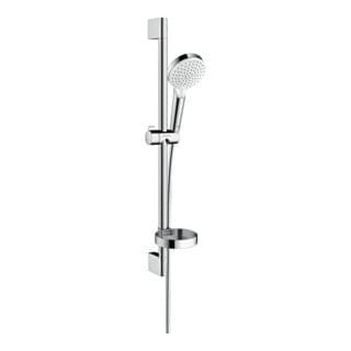Hansgrohe - Crometta Vario Duschset mit Unica'Croma Stange 65 cm und Seifenschale weiß/chrom - 26553400