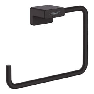 AddStoris - Handtuchring, schwarz matt 41754670 - Hansgrohe
