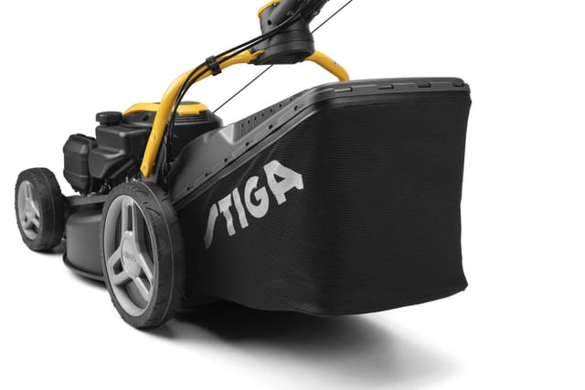 STIGA Combi 748 S Selbstfahrender Rasenmäher - 139cc Benzinmotor, 60L Auffangbehälter, 4 in 1 Mähsystem