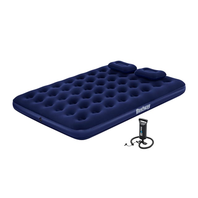 Doppelluftbett mit externer Handpumpe 203 x 152 x 22 cm