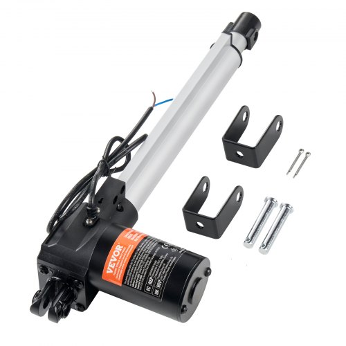 Mophorn - Vevor 6000n Linear Actuator Dc 12v Linearantrieb Ip44 Elektrischer Linearmotor 250mm Hublänge Geräuschpegel ≤ 50db Elektrische Türöffner 5 Mm/s Fahrgeschwindigkeit Lineartechnik Verstellantrieb