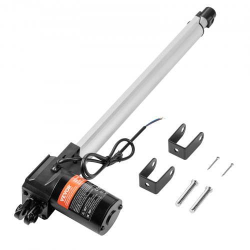 Mophorn - Vevor 6000n Linear Actuator Dc 12v Linearantrieb Ip44 Elektrischer Linearmotor 400mm Hublänge Geräuschpegel ≤50db Elektrische Türöffner 5mm/s Fahrgeschwindigkeit Lineartechnik Verstellantrieb