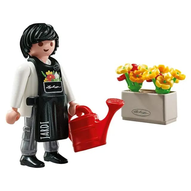 Dekofigur Playmobil® Gärtner Mini Gartenzwerg - Lechuza