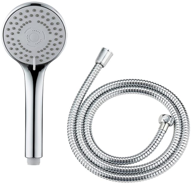 WENKO Basic Line Duschkopf Set, 2 teilig