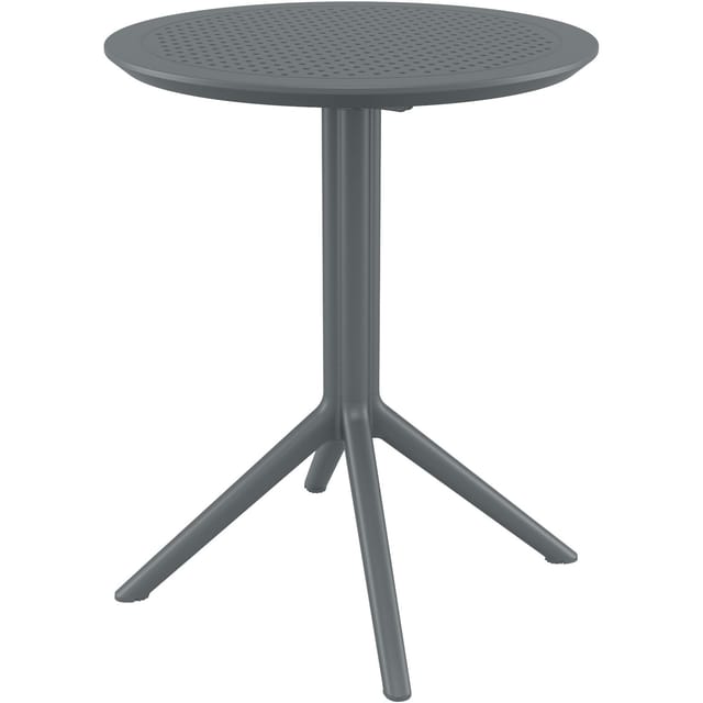 Klapptisch Sky dunkelgrau rund