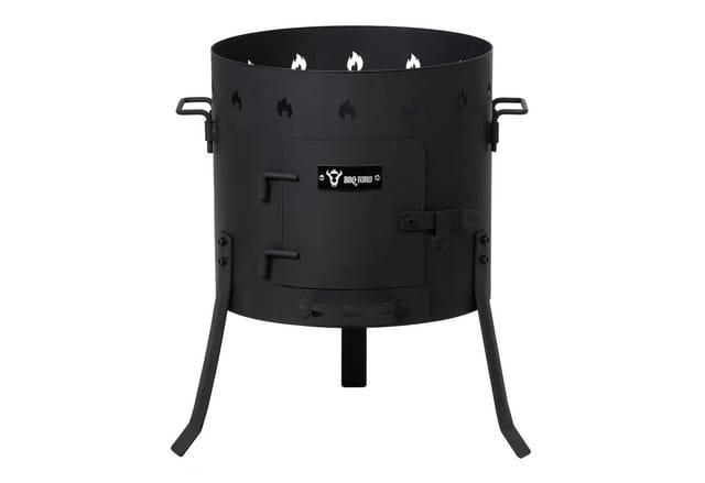 Kazan Ofen ø 45 cm, Gulaschkessel, Feuerkessel, Outdoor Ofen, Utschak, Eintopfofen, Feuerstelle - Bbq-toro