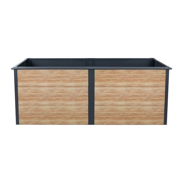 Westmann - Hochbeet 'Primus-Multi xl', holzoptik / anthrazit, 200 x 100 x 77 cm