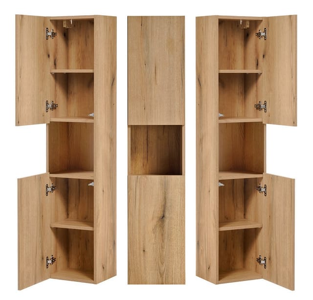 Lomadox - Hochschrank, Eiche, NEWPORT-56-OAK