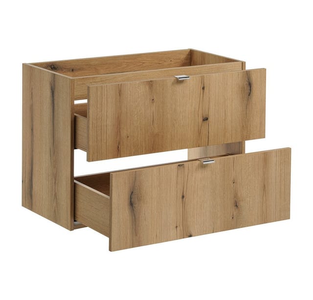 Lomadox - Doppelwaschtisch 160cm, Eiche, NEWPORT-56-OAK
