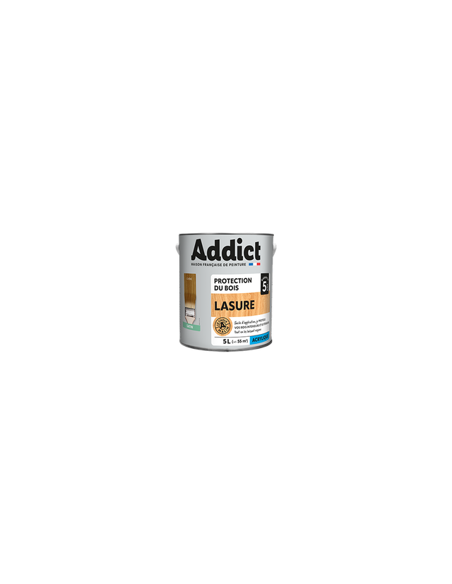 Acryl-Lasur 5 Liter Eiche - Addict