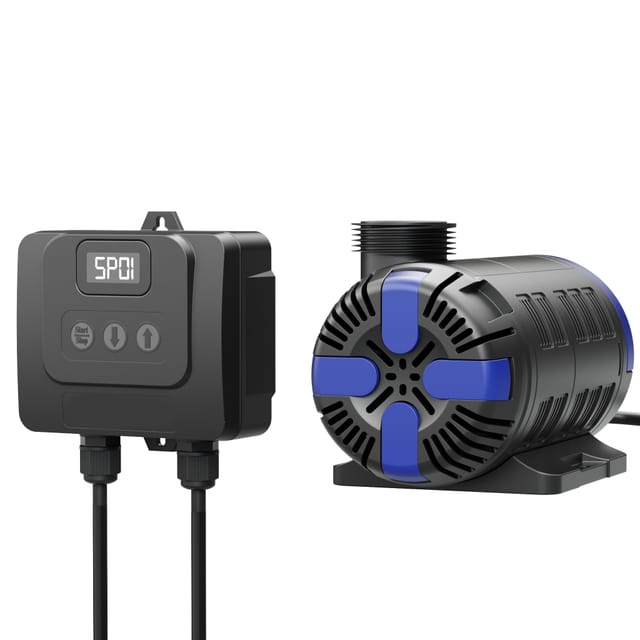 CET-15000 SuperECO Teichpumpe 15.000 l/h / 180 w, energiesparende Filterpumpe, Bachlaufpumpe für Koiteiche, Umwälzpumpe, Gartenteichpumpe - Sunsun