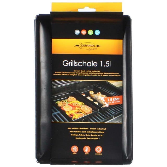 Pflanzen Kölle - Brozio Durandal Selection Grillschale 1,5 l hitzebeständig antihaftbeschichtet