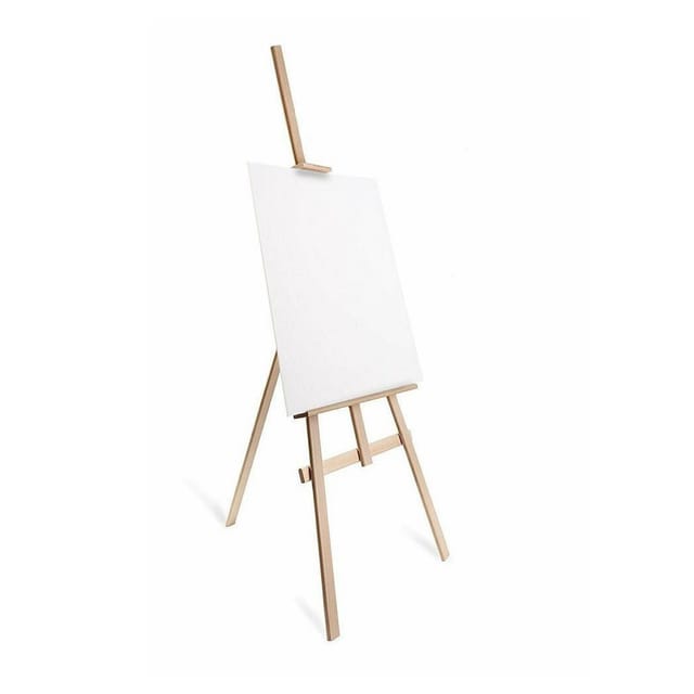 Trade Shop - Aufklappbare Holzstaffelei, 70 cm, zum Präsentieren von Gemälden auf Leinwand -