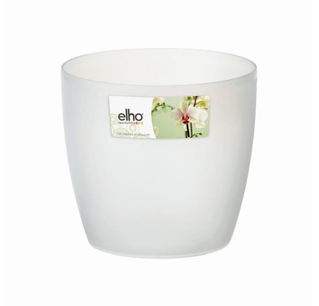 Elho - bertopf Blumentopf Pflanztopf Brussels Orchidee 16 cm transparent