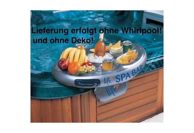Life Spa Bar aufblasbare Minibar Whirlpool Tisch für Getränke und Snacks