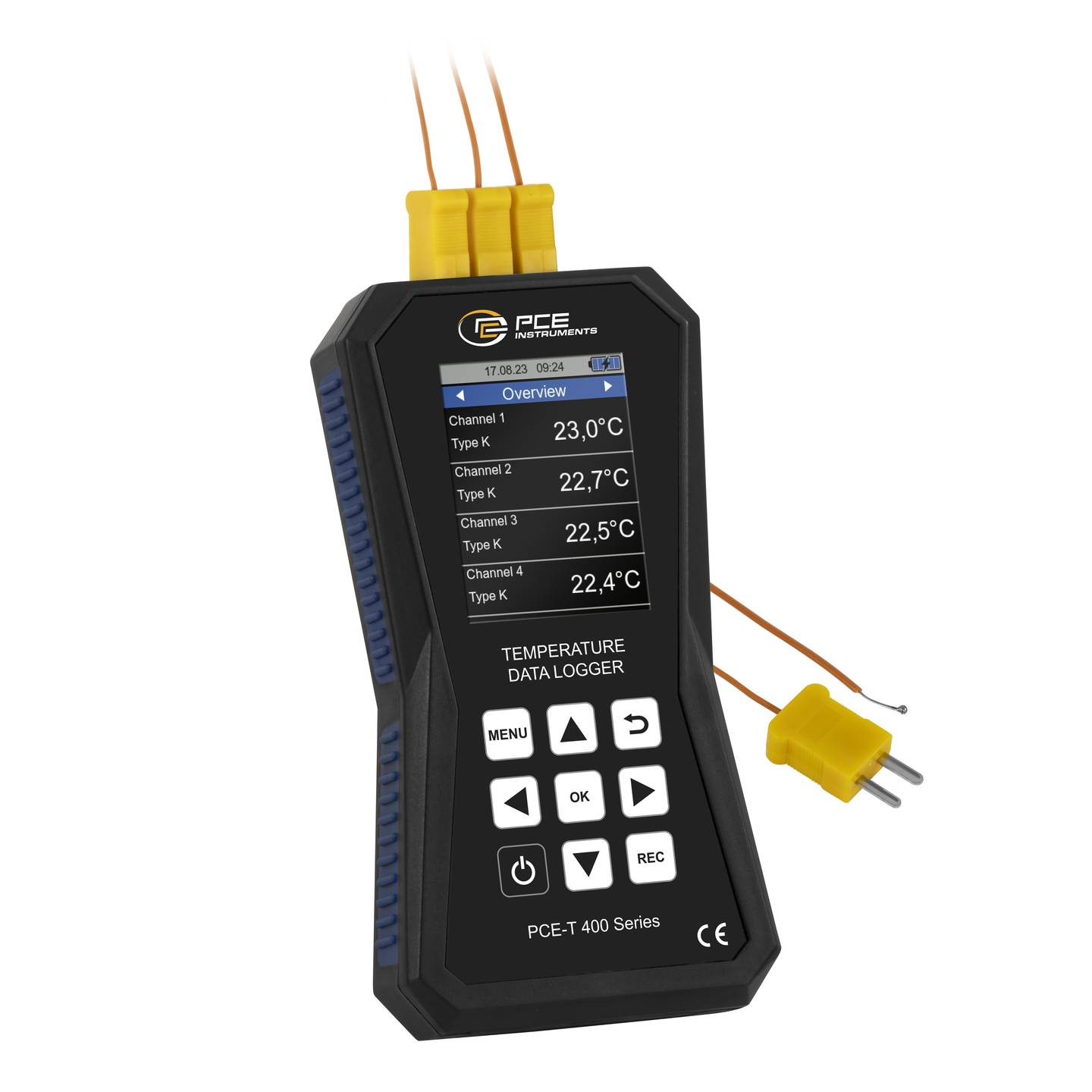 [neuwertig] B-ware Pce Instruments Temperatur-datenlogger Pce-t 420 4-kanal Hohe Genauigkeit Usb-c