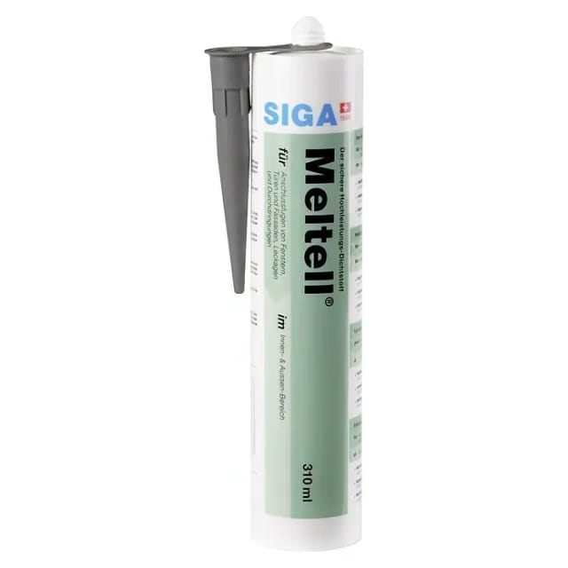 Siga - Hochleistungsdichtstoff Meltell 332 anthracite Kartusche 310 ml