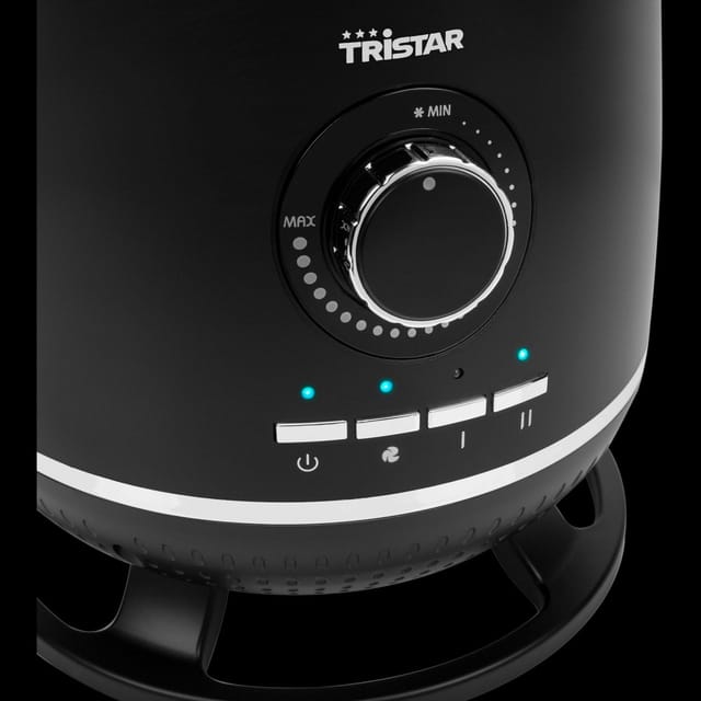 Tristar - Elektroheizung Raumheizung 360° mit Thermostat & Ventilator, Keramikheizlüfter