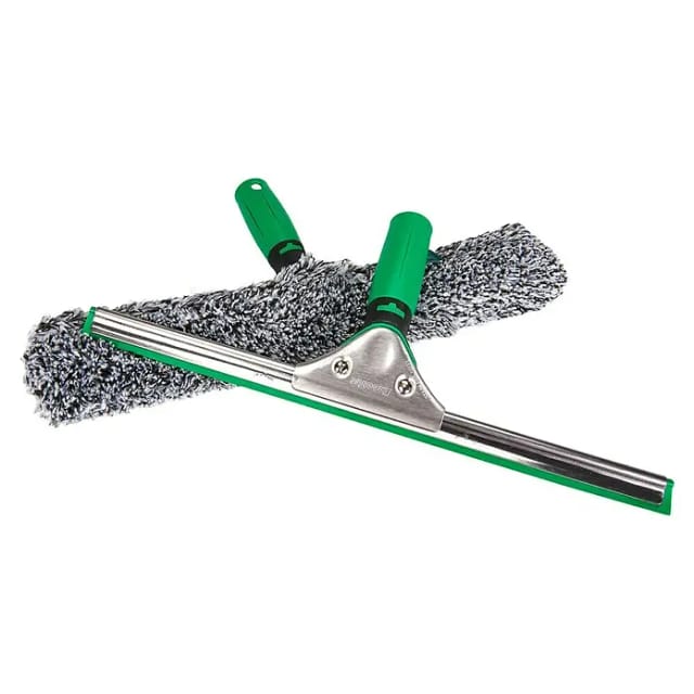 ErgoTec 2in1 Profi-Fensterreinigungs-Starterset mit Fensterwischer in 35cm - Unger
