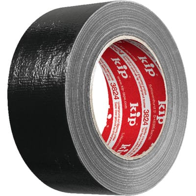 KIP - 3824-51 Steinband 3824 schwarz Länge 50 m Breite 50 mm