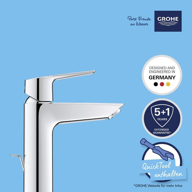 QuickFix Start - Waschtischarmatur mit Ablaufgarnitur, Chrom 23455002 - Grohe