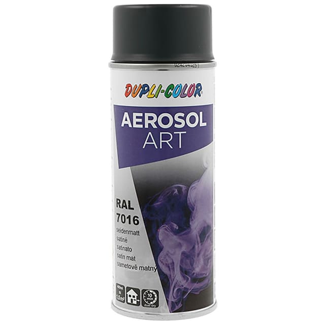 DUPLI-COLOR 126192 Buntlackspray AEROSOL Art anthrazitgrau seidenmatt RAL 7016 4