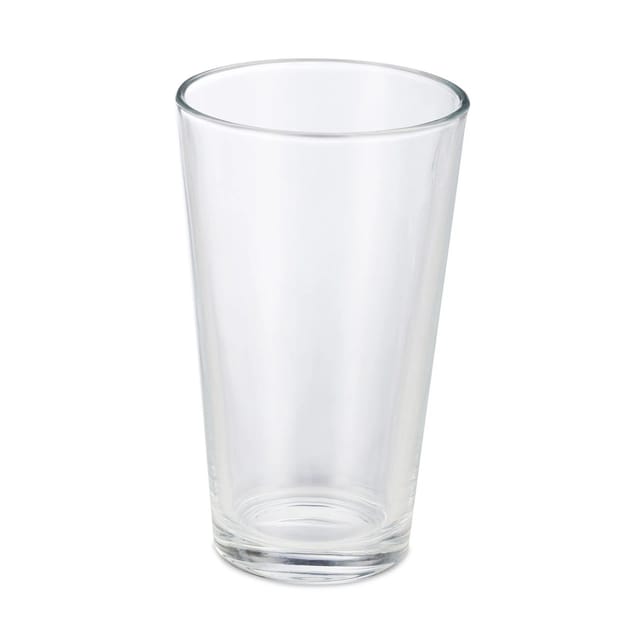 18er Set Trinkgläser, dickwandige Wassergläser, schlichtes Design, spülmaschinenfest, 400 ml, transparent - Relaxdays