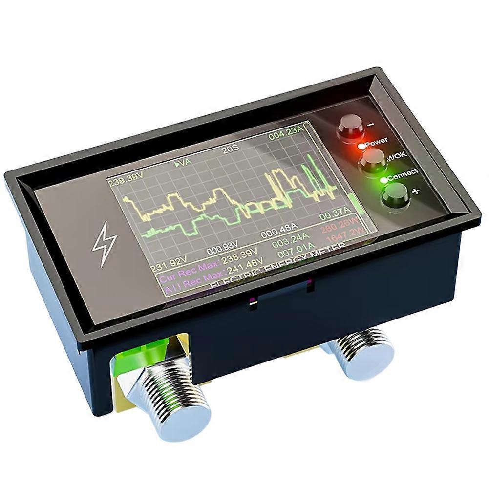 Tuya Wifi 420v Smart Digital Lithium Battery Capacity Tester With Dc Display Of Voltage, Current And Power (in Coulomb).