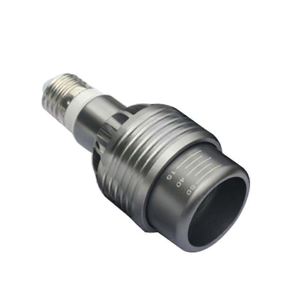 E27 Led-strahler Mit Einstellbarem Zoom Cob/p20, 15 W, Grau, Für Esszimmer/wohnzimmer, Bar Oder Café.