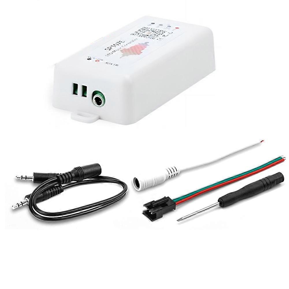 Sp107e Dc5-24v Led-musikcontroller Mit Drahtloser Bluetooth-schnittstelle, Farbmusiksteuerung Über Spi-mobil-app
