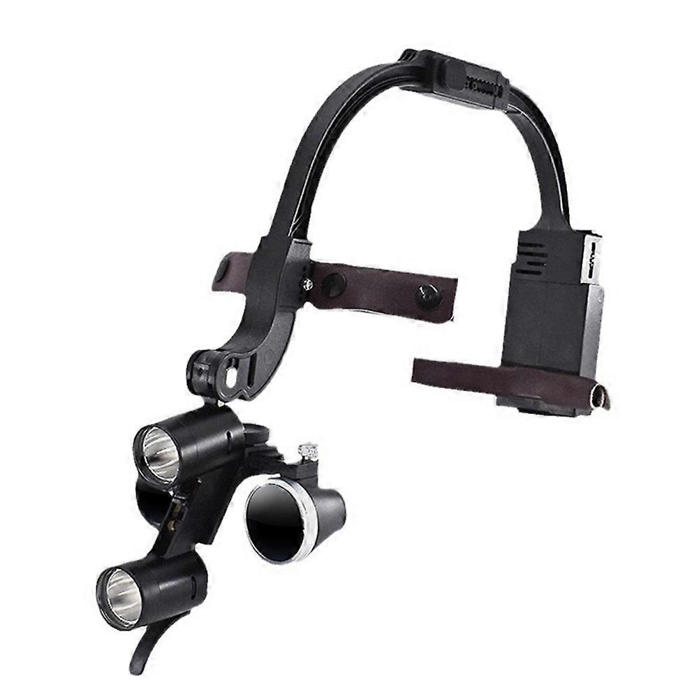 3,5-fache Kopflupe Mit Stirnlampe, Hd-optik, Vergrößerungslinse, Eu-stecker