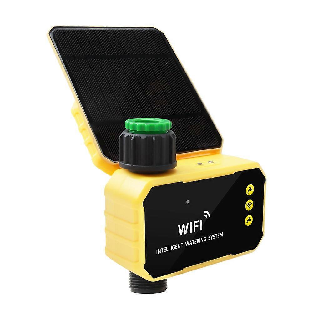 Solarbetriebener Bewässerungscomputer Mit Wlan-funktion Und Intelligenter App Für Automatische Und Präzise Steuerung. Praktisches Gartengerät Für Den Außenbereich.