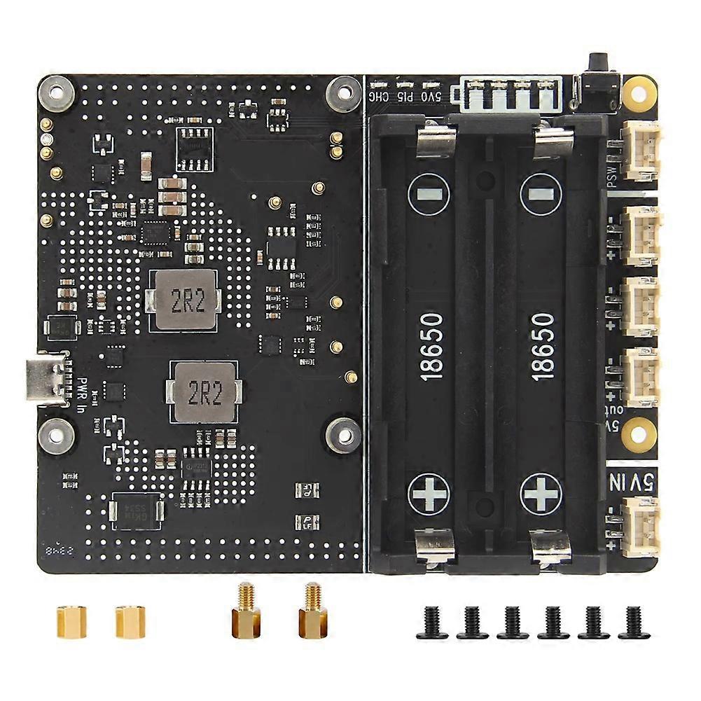 X1201 V1.1 Power-management-board Mit Automatischer Einschaltfunktion Für Raspberry Pi 5 (18650 Unterbrechungsfreie Stromversorgung).