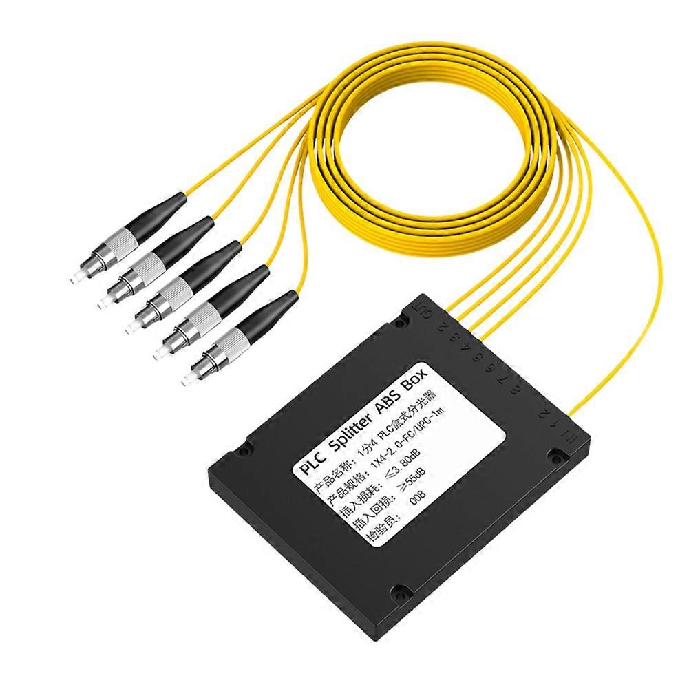 Glasfaserverteilerkasten Fc/upc, Plc-verteilerkasten, Abs-gehäuse, Glasfasersplitter, 1/4"-glasfaserverteilerkasten