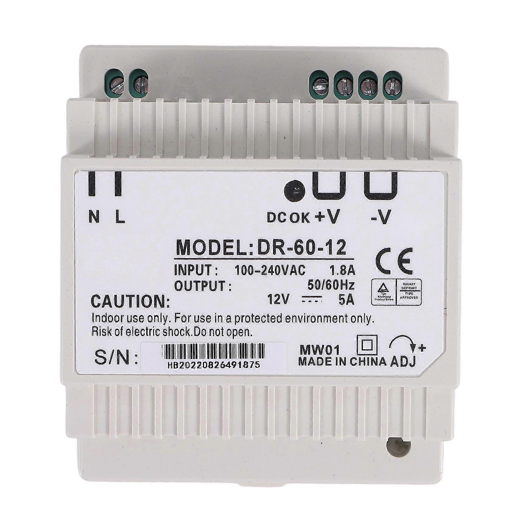60-w-din-schienennetzteil, 12-v-ac/dc-wandler Dr-60-12, Hochwertiges 12-v-60-w-netzteil