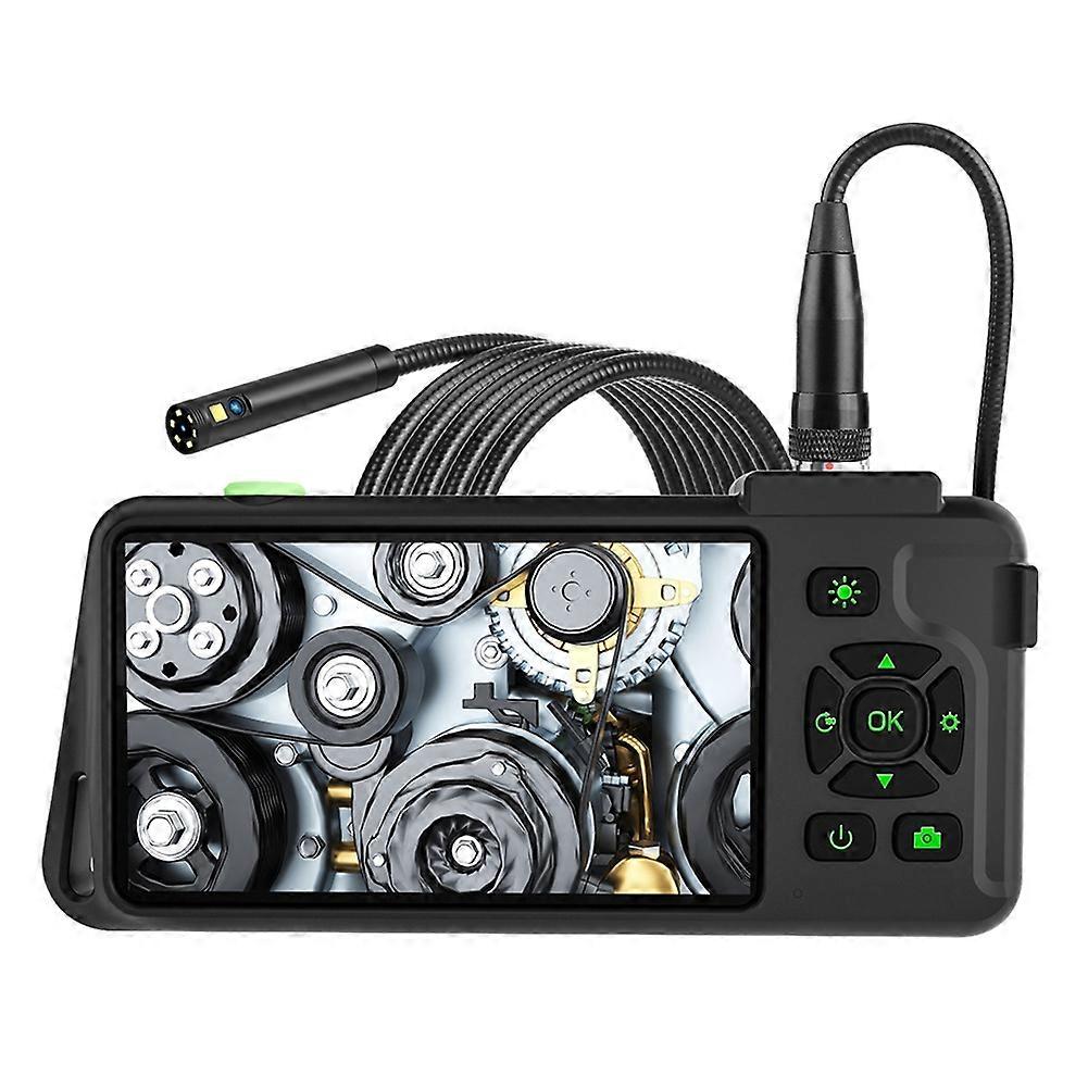 4,5-zoll-inspektionskamera Mit Licht, 1080p-hd-endoskopkamera, Wasserdicht Nach Ip67, 7,9-mm-dreifachlinsen-rohrinspektionskamera, 15 M Reichweite