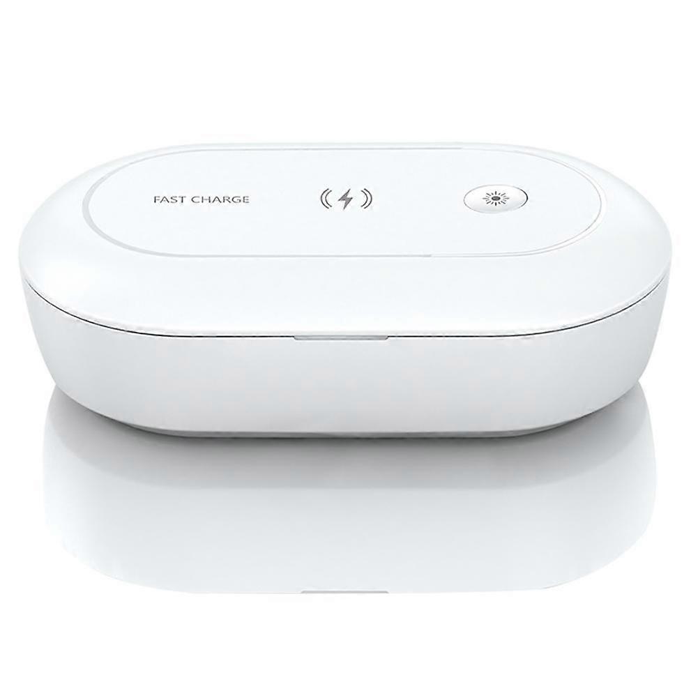Uv-sterilisator, Kabelloses Ladegerät, Tragbare Multifunktionale Ozon- Und Aromatherapie-desinfektionsbox Für Masken, Schmuck Und Handys