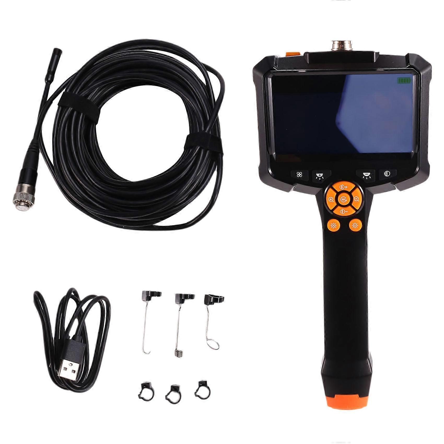 Endoskopische Inspektionskamera Mit Einzellinse, 4,3-zoll-ips-bildschirm, 1080p-auflösung, 8-mm-objektiv, Tragbar, Mit Integrierter Beleuchtung