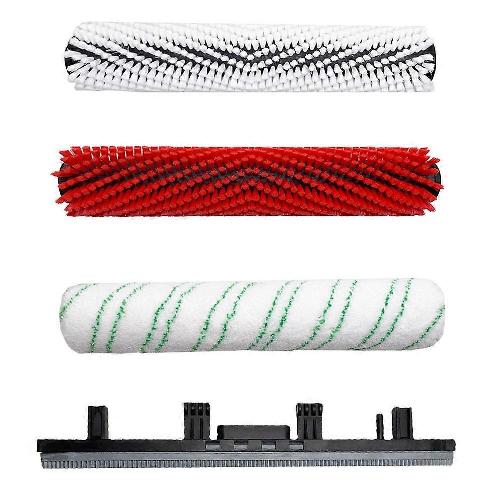 4-teiliges Reinigungsbürsten-set (walze, Hauptbürste Und Schaberleiste) Für Kärcher Br30/4c Staubsauger – Zubehör Für Haushaltsgeräte