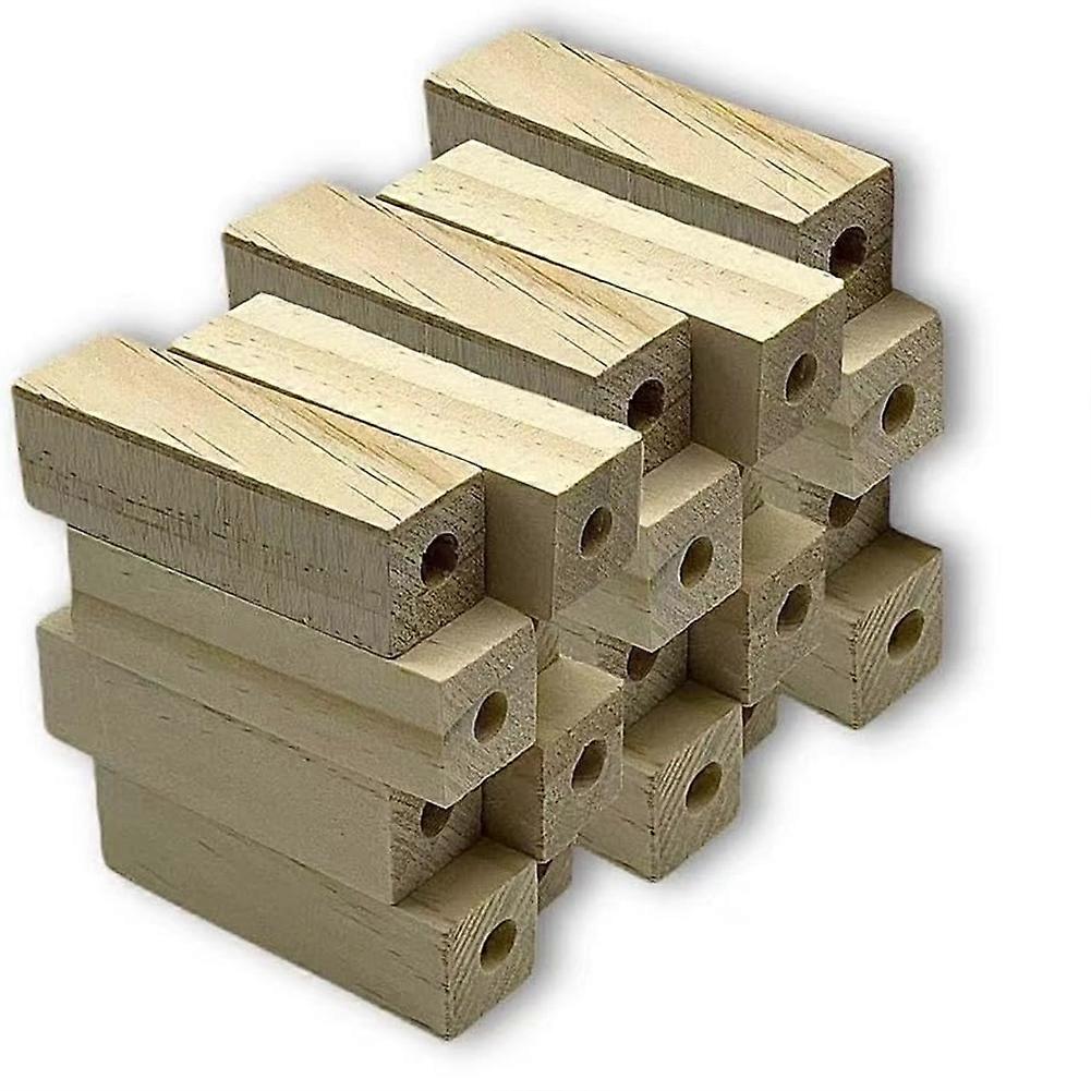 20 Vorgebohrte, Kurze Stiftrohlinge Aus Holz, 6,35 X 1,91 X 1,91 Cm, Standard-vorbohrung 7 Mm