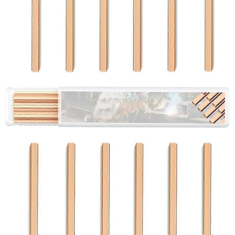 15% Silberlotstäbe Mit Erhabenen Segmenten, 40 Stück À 25 Cm (10 Zoll), Mit Flussmittel Beschichtet Für Kupfer Und Sanitärinstallationen
