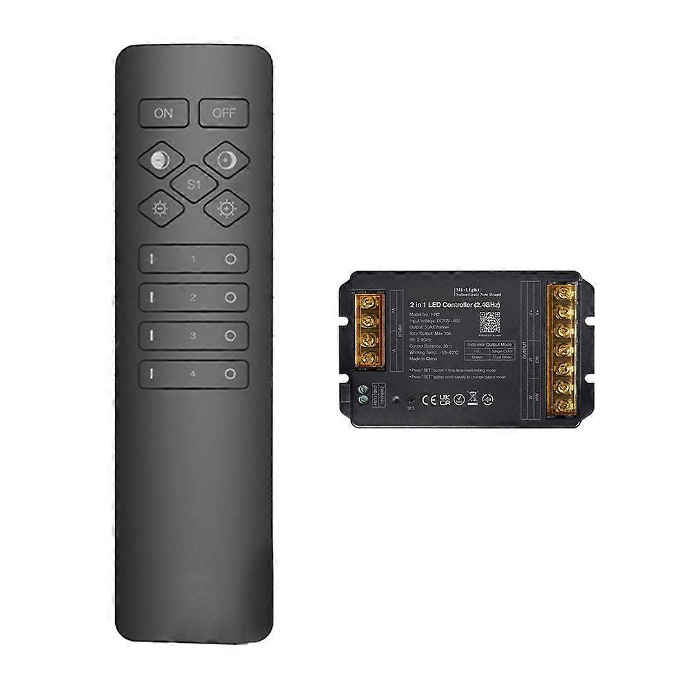 2-in-1 Led-controller: 2,4 Ghz Wifi + Rf-controller, Hoher Strom Max. 30 A Für Monochrome/duplex Weiße/rgb/rgbw/cct Led-streifen