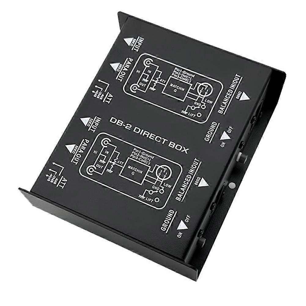 Professionelle 2-kanal-db2-direktbox Für Gitarre Und Bass, Aktiver Audiowandler