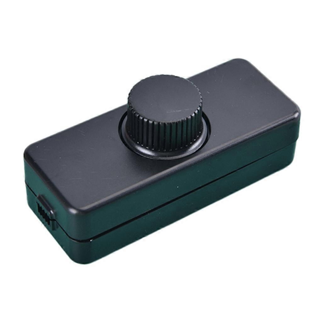 Einstellbarer Led-dimmer 220v, Druckknopfschalter, Dimmregler, Schwarz (1 Stück)