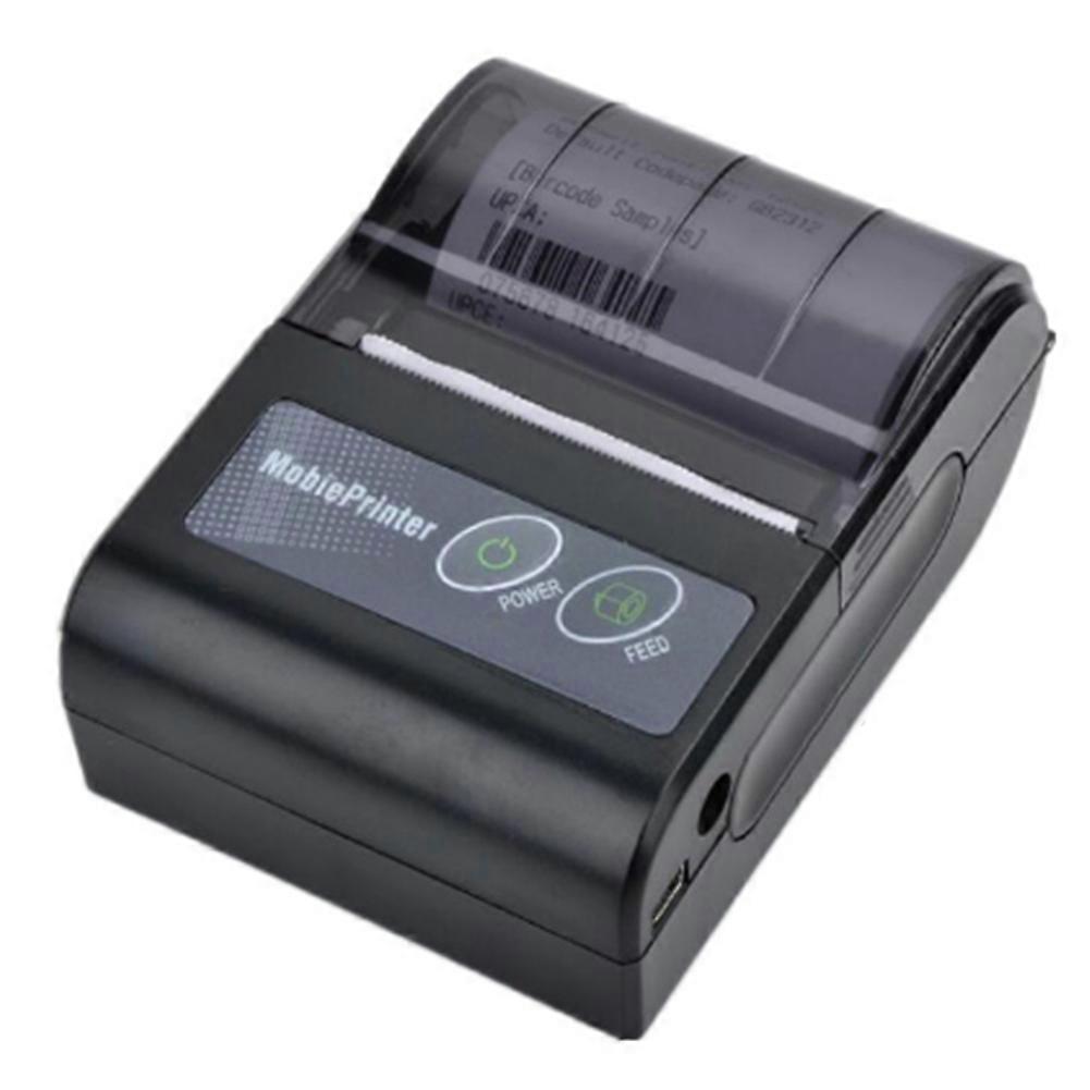 Tragbarer Thermodrucker Für Etiketten, Bluetooth-fähig, Kabelloser Belegdruck, Us-stecker