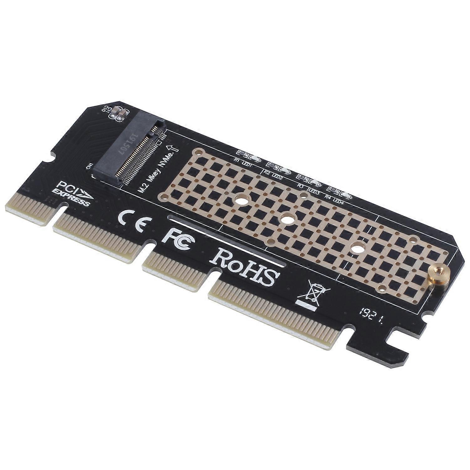 M.2 Nvme Ngff Zu Pcie 3.0 X16 Ssd-adapter, M-key-schnittstellenkarte, Pci Express 3.0 X4-kompatibel, Formfaktor 2230-2280, Volle Geschwindigkeit